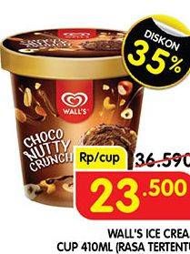 Promo Harga Walls Selection Choco Nutty Crunch 410 ml - Superindo