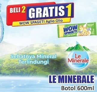 Promo Harga Le Minerale Air Mineral 600 ml - Hari Hari