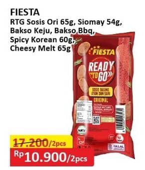 Fiesta Ready To Go 54 gr Diskon 36%, Harga Promo Rp10.900, Harga Normal Rp17.200