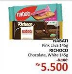 Promo Harga NABATI Pink Lava/RICHOCO Chocolate, White  - Alfamidi