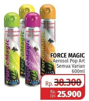 Promo Harga FORCE MAGIC Insektisida Spray All Variants 600 ml - Lotte Grosir