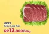Promo Harga Beef Slice Less Fat per 100 gr - Yogya