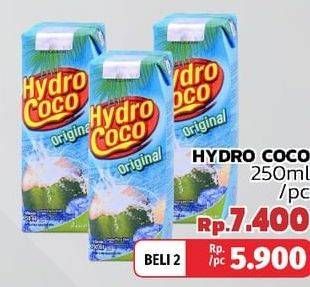 Promo Harga HYDRO COCO Minuman Kelapa Original 250 ml - LotteMart