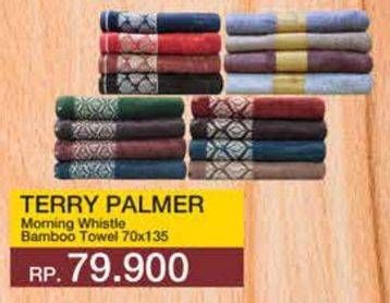 Promo Harga Terry Palmer Morning Whistle Bamboo Cotton Towel 70 X 135  - Yogya