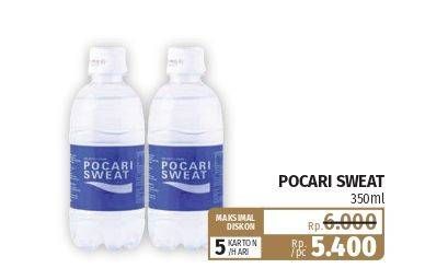 Promo Harga POCARI SWEAT Minuman Isotonik Original 350 ml - Lotte Grosir