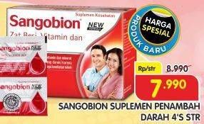 Promo Harga Sangobion Kapsul Penambah Darah All Variants 4 pcs - Superindo