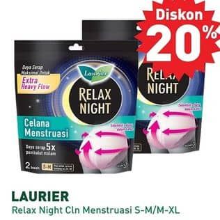 Promo Harga Laurier Celana Menstruasi S-M, M-XL 2 pcs - Hypermart