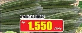 Promo Harga Oyong Gambas per 100 gr - Hari Hari