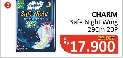 Promo Harga Charm Safe Night Wing 29cm 20 pcs - Alfamidi