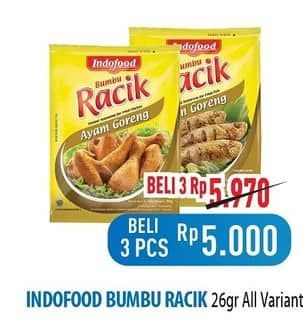 Promo Harga Indofood Bumbu Racik All Variants 26 gr - Hypermart
