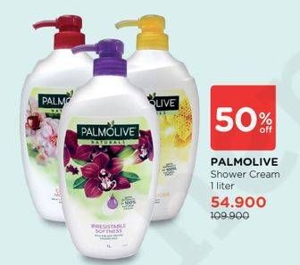 Promo Harga PALMOLIVE Naturals Shower Milk 1 ltr - Watsons