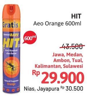 Promo Harga HIT Aerosol Orange 675 ml - Alfamidi