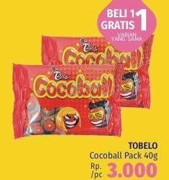 Promo Harga TOBELO Cocoball 40 gr - LotteMart