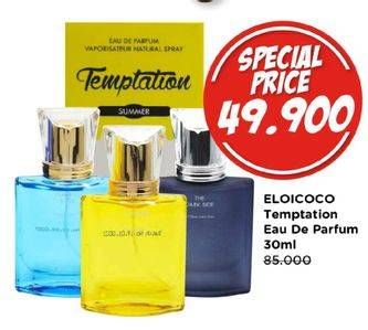 Promo Harga TEMPTATION Eau De Parfum Eloi Coco 30 ml - Watsons