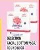 Promo Harga SELECTION Facial Cotton 75 gr - Hypermart