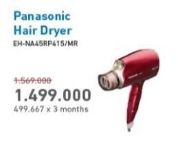 Promo Harga PANASONIC Hair Dryer EH-NA45RP415  - Electronic City