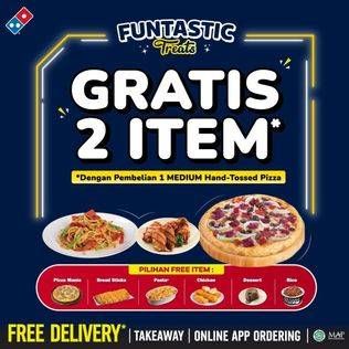 Promo Harga DOMINOS Medium Pizza  - Domino Pizza