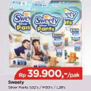 Promo Harga Sweety Silver Pants S32, L28, M30 28 pcs - TIP TOP