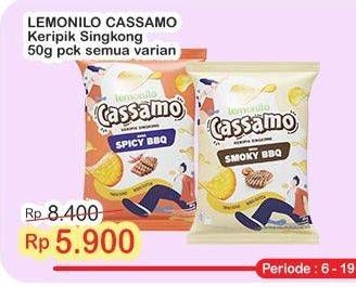 Promo Harga Lemonilo Cassamo Keripik All Variants 50 gr - Indomaret