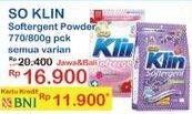 Promo Harga SO KLIN Softergent Korean Camellia, Purple Lavender 770 gr - Indomaret