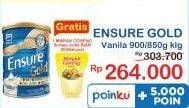 Promo Harga Ensure Gold Wheat Gandum Vanilla 850 gr - Indomaret
