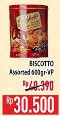 Promo Harga BISCOTTO Assorted Biscuit 600 gr - Hypermart