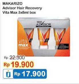 Promo Harga MAKARIZO Hair Recovery Vitamax per 3 pcs 8 ml - Indomaret