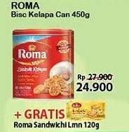 Promo Harga ROMA Biskuit Kelapa 450 gr - Alfamart