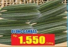 Promo Harga Oyong Gambas per 100 gr - Hari Hari