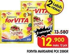 Promo Harga FORVITA Margarine 200 gr - Superindo