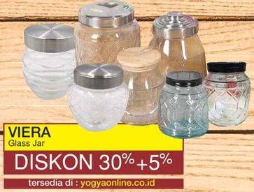Promo Harga VIERA Glass Jar  - Yogya