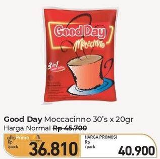 Promo Harga Good Day Instant Coffee 3 in 1 Mocacinno per 30 sachet 20 gr - Carrefour