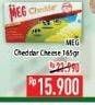 Promo Harga MEG Cheddar Cheese 165 gr - Hypermart