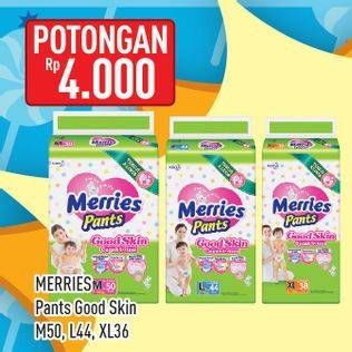 Promo Harga Merries Pants Good Skin M50, L44, XL38  - Hypermart