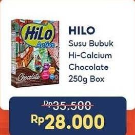 Promo Harga HILO School Susu Bubuk Chocolate 250 gr - Indomaret