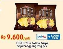 Promo Harga OISHI Toss Potato Crips Sapi Panggang 75 gr - Indomaret