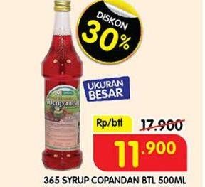 Promo Harga 365 Syrup Cocopandan 600 ml - Superindo