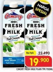 Promo Harga Cimory Fresh Milk Full Cream 950 ml - Superindo