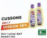 Promo Harga CUSSONS BABY Hair Lotion Kemiri per 2 botol 100 ml - Yogya