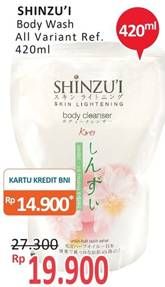 Promo Harga SHINZUI Body Cleanser All Variants 420 ml - Alfamidi