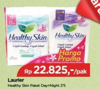 Promo Harga Laurier Healthy Skin Day Wing 25cm, Night Wing 35cm 6 pcs - TIP TOP