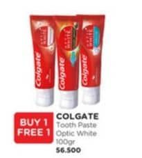 Promo Harga Colgate Toothpaste Optic White 100 gr - Watsons