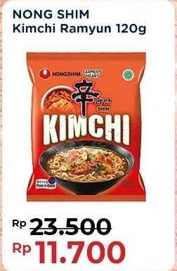Promo Harga Nongshim Noodle Kimchi Ramyun 120 gr - Indomaret
