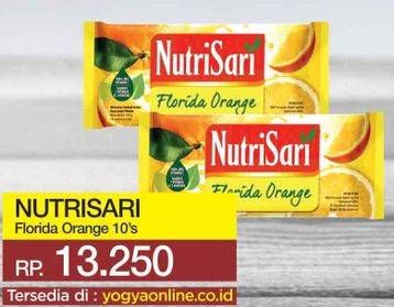 Promo Harga NUTRISARI Powder Drink Florida Orange 10 sachet - Yogya