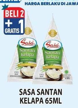 Promo Harga Sasa Santan Cair 65 ml - Hypermart