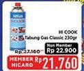 Promo Harga Hicook Tabung Gas (Gas Cartridge) 230 gr - Hypermart