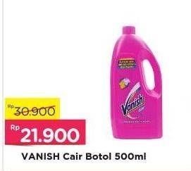 Promo Harga VANISH Penghilang Noda Cair Pink 500 ml - Alfamart
