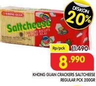 Promo Harga Khong Guan Saltcheese Regular 200 gr - Superindo