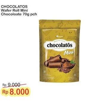 Promo Harga Chocolatos Wafer Roll Mini 84 gr - Indomaret
