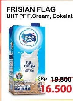 Promo Harga Frisian Flag Susu UHT Purefarm Full Cream, Swiss Chocolate 946 ml - Alfamart